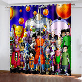 2025 NEW Dragon Ball Curtains Pattern Blackout Window Drapes